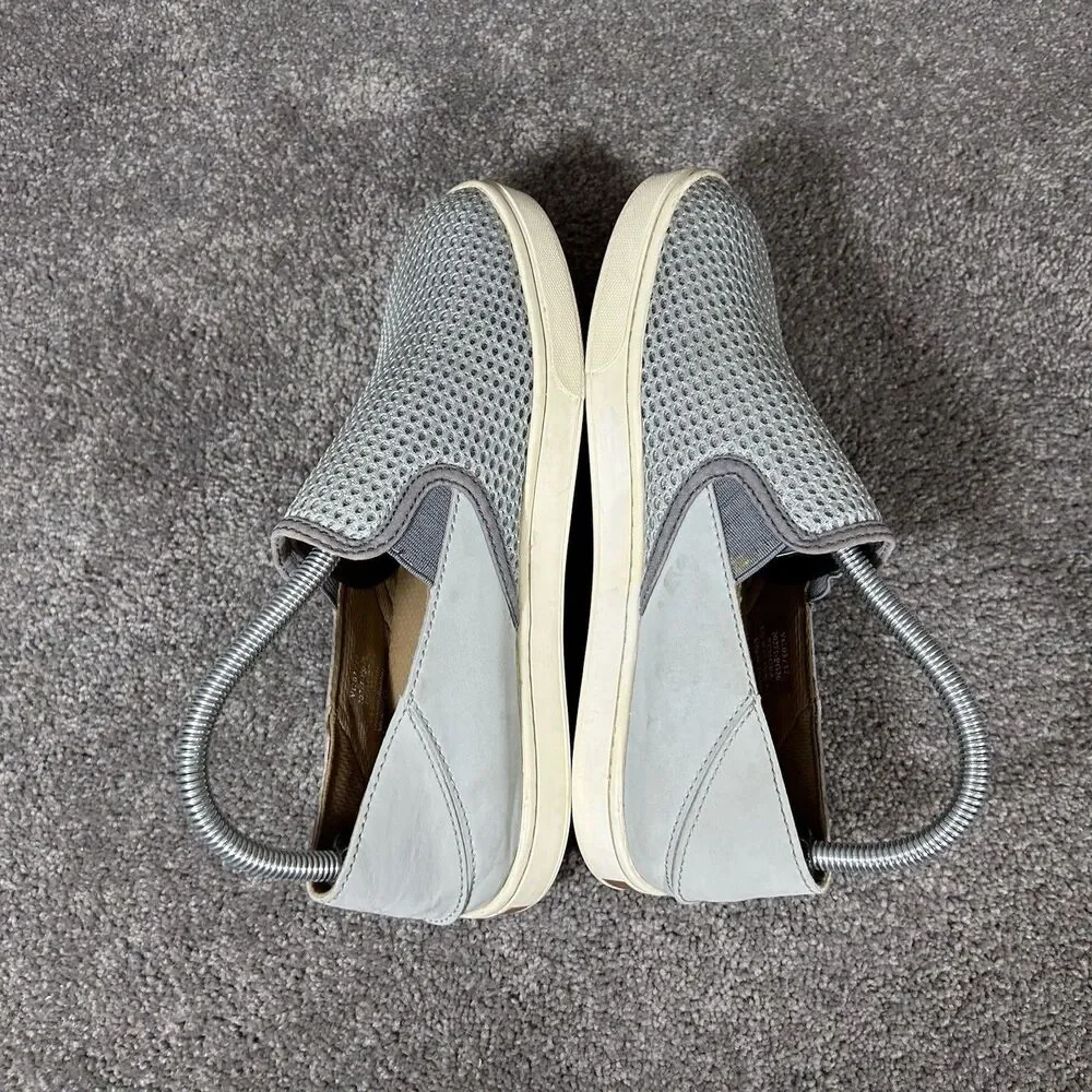 Olukai Pehuea 20271-PG26 Women’s Size 7.5 Gray Slip On Flats Comfort Shoes Used